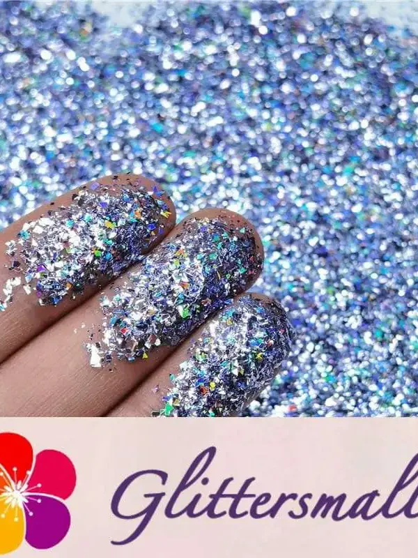 2x2 Glitter Holo Shards (Flakes) Holographic Pigment Metallic Glitter Solvent Resistant SLG004