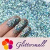 2x2 Glitter Holo Shards (Flakes) Holographic Pigment Dark Grey Glitter Solvent Resistant SLG011