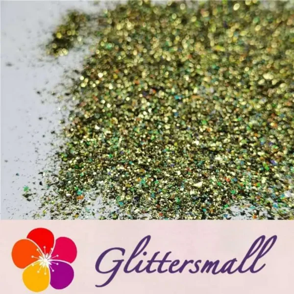 IMG_20200423_212345_2a437ef2-0c8f-4a7d-a980-0d197f128b2b.webp 2x2 Glitter Holo Shards (Flakes) Holographic Pigment Olive Green Glitter Solvent Resistant SLG010