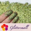 IMG_20200423_212432_87f54b54-c3df-4955-af70-52cff60705bc.webp 2x2 Glitter Holo Shards (Flakes) Holographic Pigment Olive Green Glitter Solvent Resistant SLG010