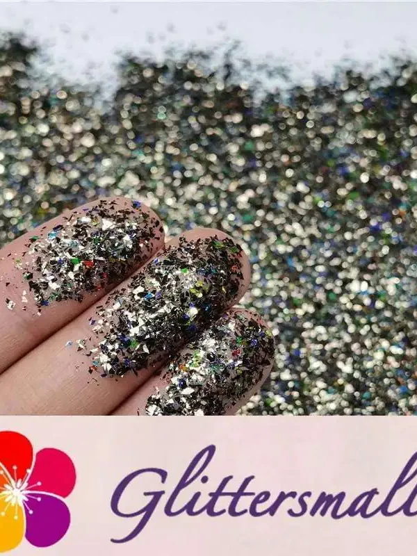 2x2 Glitter Holo Shards (Flakes) Holographic Pigment Brown Glitter Solvent Resistant SLG012