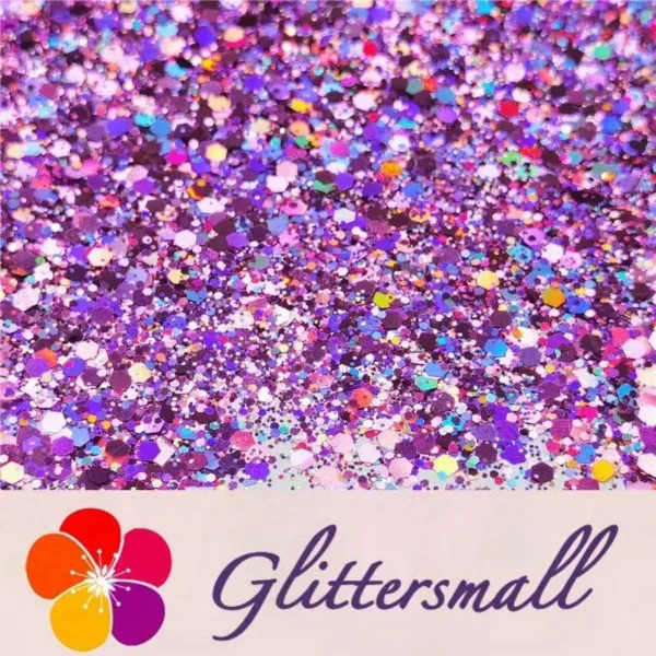 IMG_20200507_200546.webp General Mixed Holographic Pink Glitter Hexagon Shaped LB0901