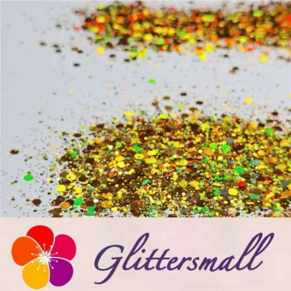 IMG_20200507_201724.webp General Mixed Holographic Red Gold Glitter Hexagon Shaped LB0200