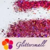 IMG_20200507_202120.webp General Mixed Holographic Rose Red Glitter Hexagon Shaped LB0912