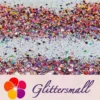 LB0911 Holographic Pink Glitter Hexagon Shaped Mixed Hazy Craft Supplies