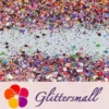 LB0911 Holographic Pink Glitter Hexagon Shaped Mixed Hazy Craft Supplies