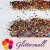 General Mixed Holographic Brown Glitter Hexagon Shaped LB0406