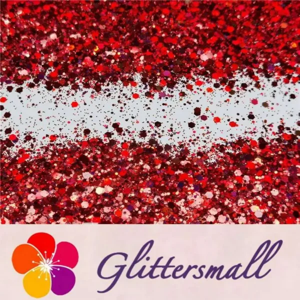 IMG_20200507_204054_8658f72d-0957-4729-ad22-8f89357abf49.webp General Mixed Holographic Red Glitter Hexagon Shaped LB0300