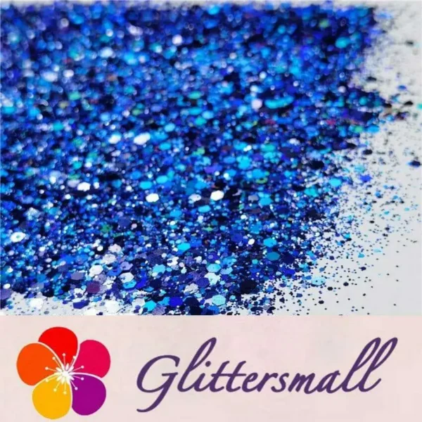 IMG_20200507_204350.webp General Mixed Holographic Deep Blue Glitter Hexagon Shaped LB0705