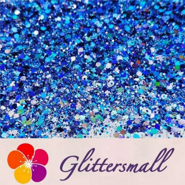 IMG_20200507_204402.webp General Mixed Holographic Deep Blue Glitter Hexagon Shaped LB0705