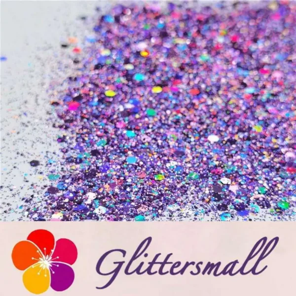 IMG_20200509_202909.webp General Mixed Holographic Light Purple Glitter Hexagon Shaped LB0802