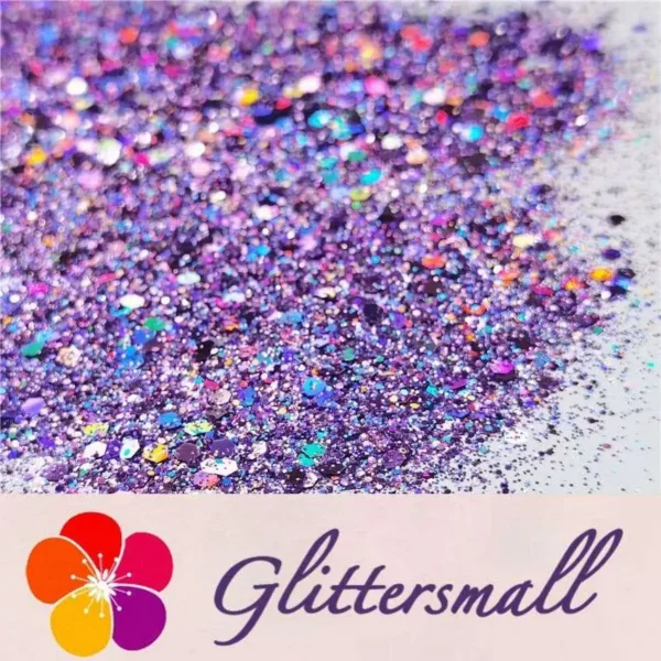 IMG_20200509_202915.webp General Mixed Holographic Light Purple Glitter Hexagon Shaped LB0802