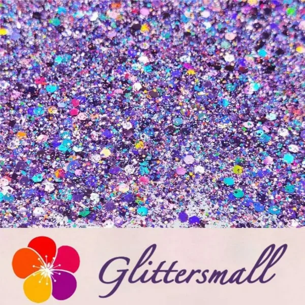 IMG_20200509_202922.webp General Mixed Holographic Light Purple Glitter Hexagon Shaped LB0802