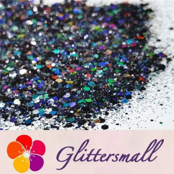 IMG_20200513_205640.webp General Mixed Holographic Black Glitter Hexagon Shaped LB01000