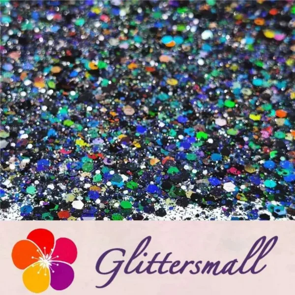 IMG_20200513_205650.webp General Mixed Holographic Black Glitter Hexagon Shaped LB01000