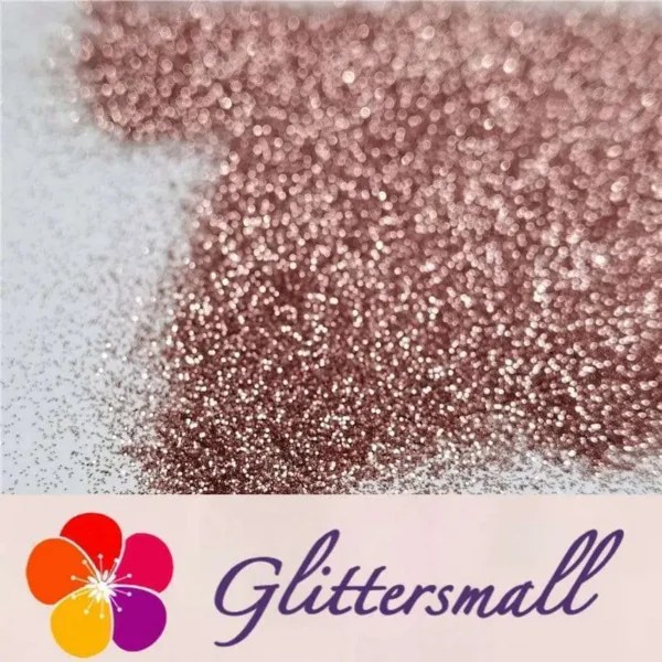 0.2mm Rose Gold Glitter Pure Color B0230