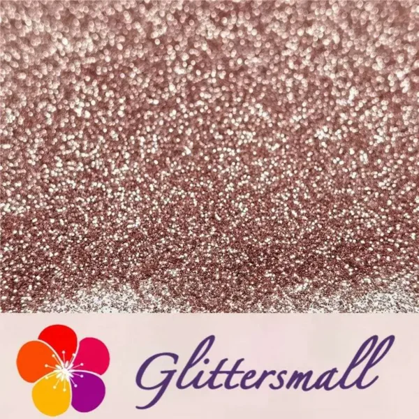 0.2mm Rose Gold Glitter Pure Color B0230