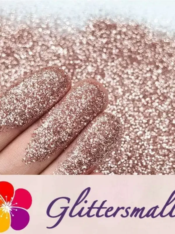 0.2mm Rose Gold Glitter Pure Color B0230