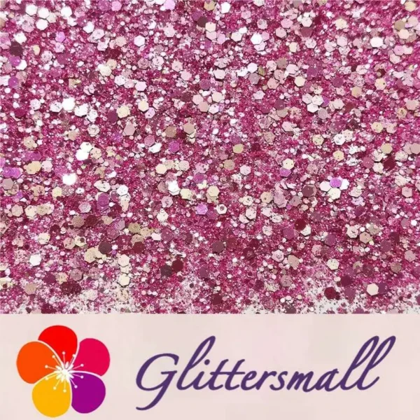 Mixed Hexagon Phantom Iridescent Glitter XCC001A