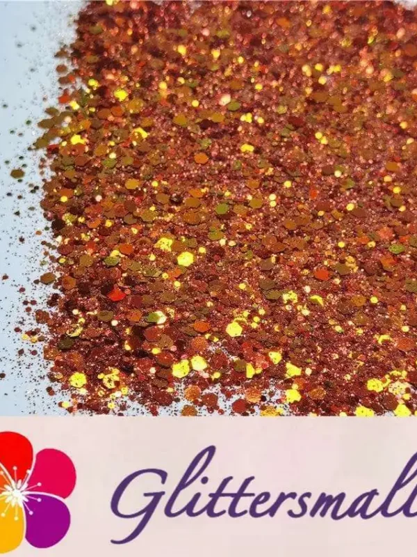 General Mixed Iridescent Phantom Red Gold Glitter C-BSL002