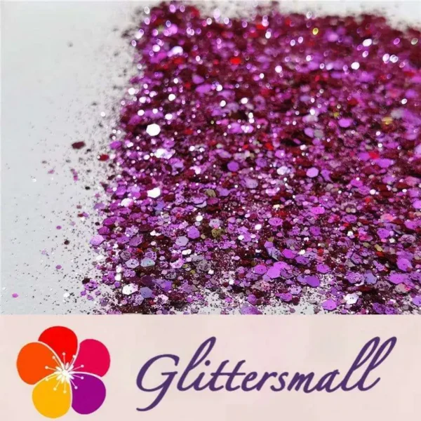 General Mixed Iridescent Phantom Purple Glitter C-BSL003