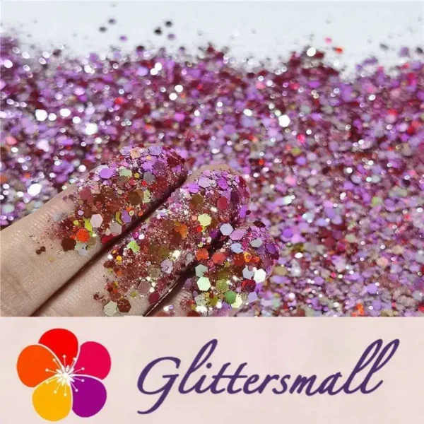 General Mixed Iridescent Phantom Purple Glitter C-BSL003