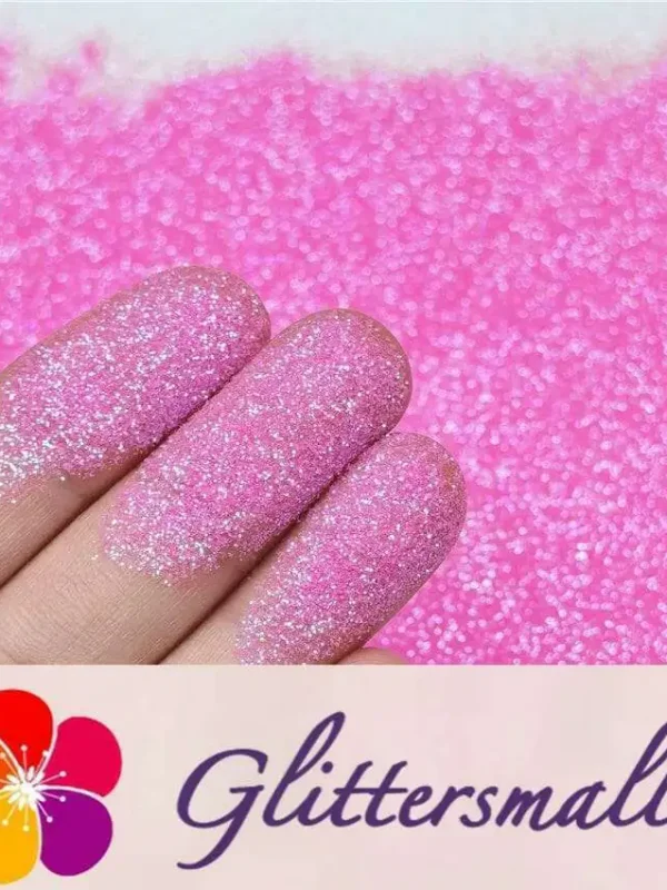 0.2mm Professional Cosmetic Glitter For Lip Gloss, Lipstick Iridescent Pink FCH18