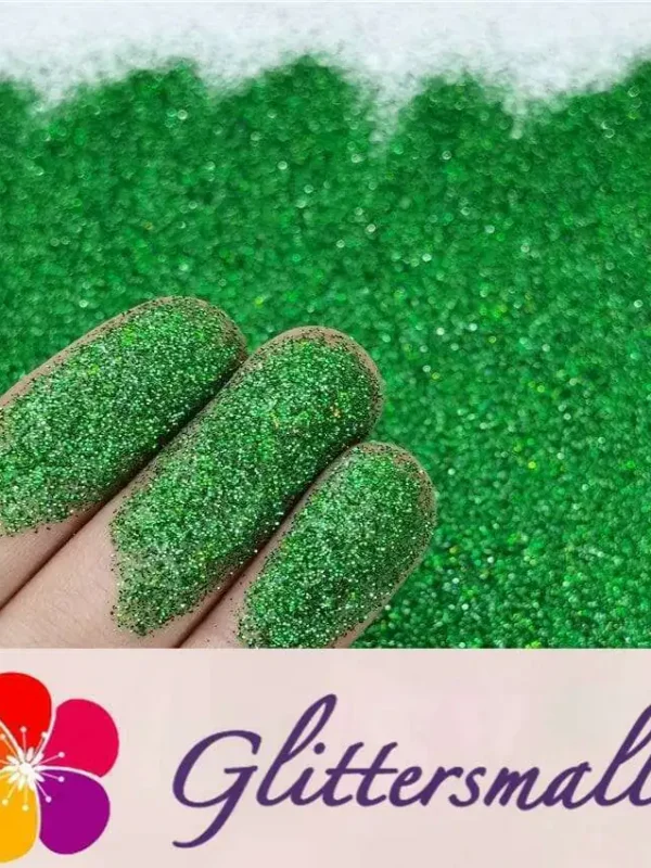 0.2mm Holographic Dark Green Extra Fine Glitter (Ultra-thin) LB0600