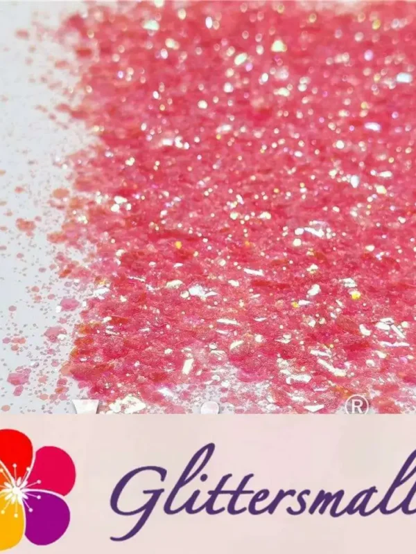 General Mixed Iridescent Translucent Pink Glitter C018