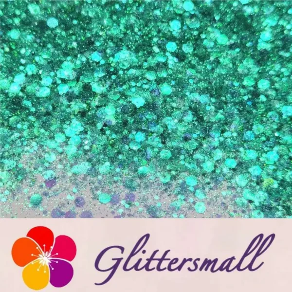 IMG_20200618_212212.webp General Mixed Iridescent Translucent Green Glitter C020