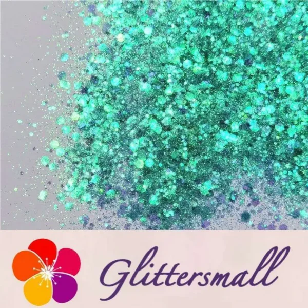 IMG_20200618_212254.webp General Mixed Iridescent Translucent Green Glitter C020