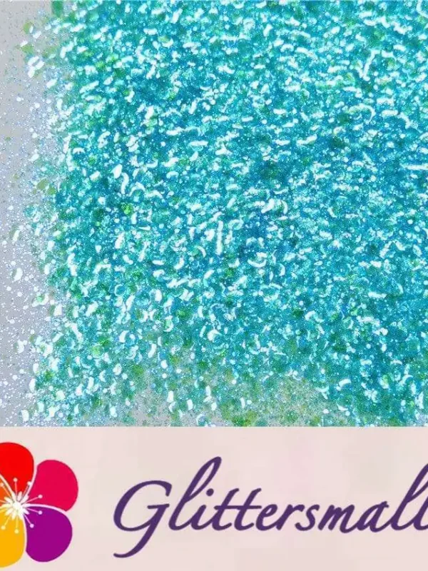 General Mixed Iridescent Translucent Blue Glitter C047