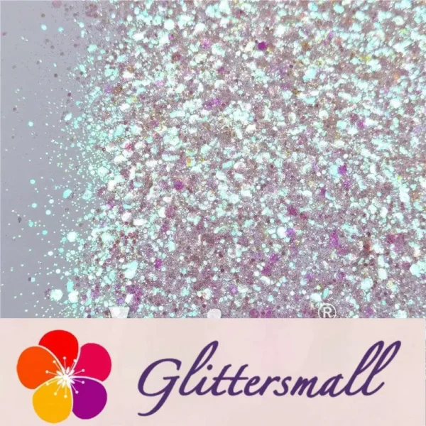 General Mixed Iridescent Translucent Pink Glitter C003