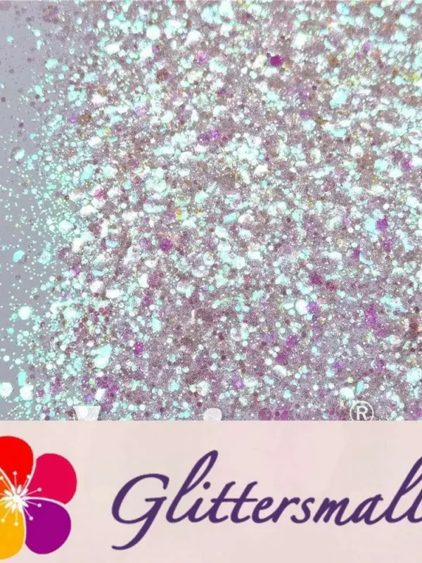 General Mixed Iridescent Translucent Pink Glitter C003