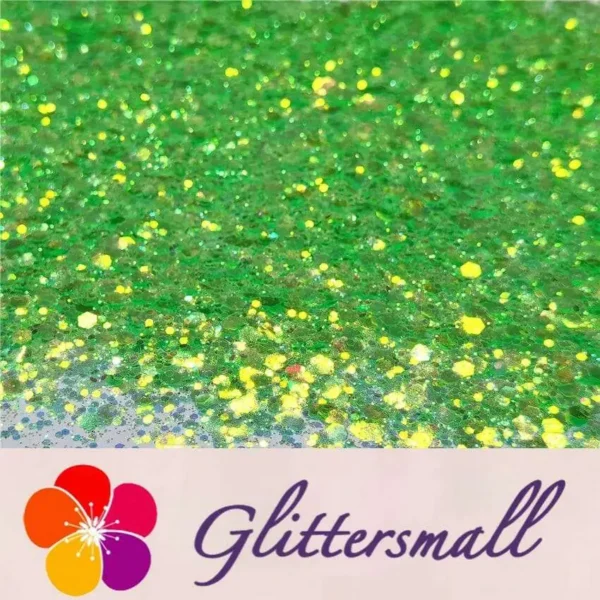 General Mixed Fluorescent Green High Brightness Glitter FC333A