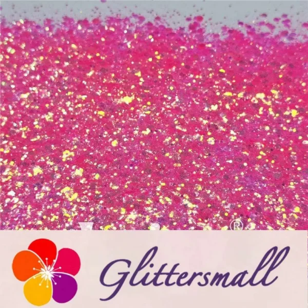 General Mixed Fluorescent Pink High Brightness Glitter FC339