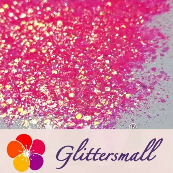General Mixed Fluorescent Pink High Brightness Glitter FC339