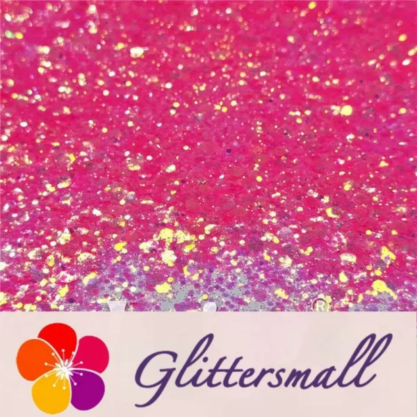 General Mixed Fluorescent Pink High Brightness Glitter FC339