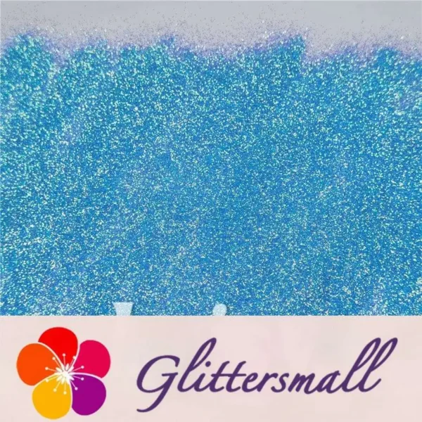 0.3mm Fluorescent Blue High Brightness Iridescent Glitter FC337A