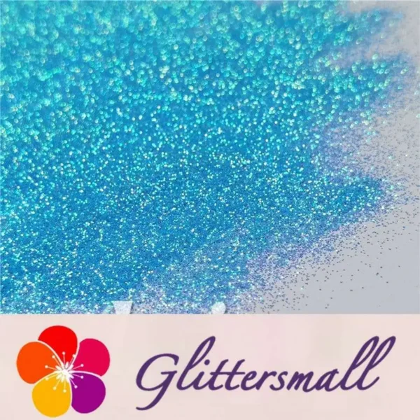 0.3mm Fluorescent Blue High Brightness Iridescent Glitter FC337A