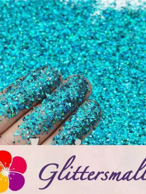 IMG_20200722_203413.webp Holographic Lake Blue Cellophane Holo Shards Confetti Glitter LB0701 2x2