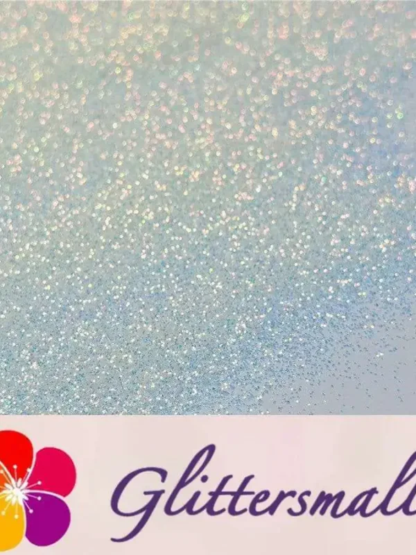 0.3mm Ice Blue and White Iridescent Glitter C021