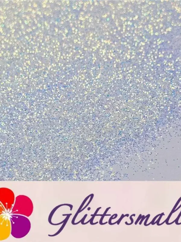 0.3mm Ice Blue and White Brightness Iridescent Glitter FC-F321
