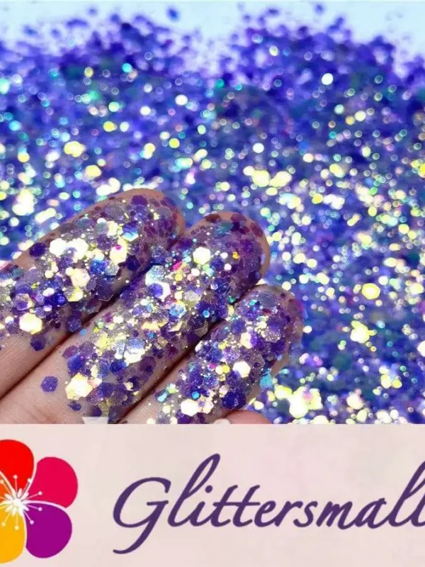General Mixed Fluorescent Purple High Brightness Glitter FC336