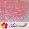 3mm Petals Shaped Iridescent Pink Glitter C018R