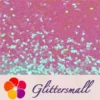 3mm Petals Shaped Iridescent Pink Glitter C018R