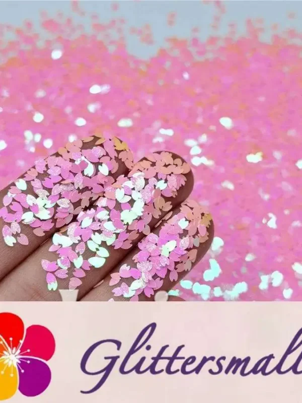 IMG_20200812_210214.webp 3mm Petals Shaped Iridescent Pink Glitter C018R
