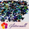 IMG_20200812_210501.webp 10mm Bat Shaped Holographic Black Glitter LB01000
