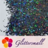 IMG_20200819_204815.webp 3/4/5mm Mixed Four Pointed Star Shapes Laser Black Glitter LB01000