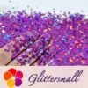 IMG_20200819_210940.webp 3/4/5mm Mixed Four Pointed Star Shapes Laser Purple Glitter LB0800